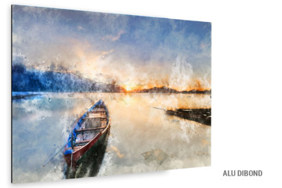 Alu Dibond Bild Boat