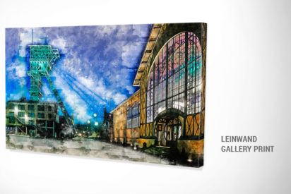Wandbild Zeche Zollern