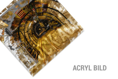 Acrylbild Bergwerk