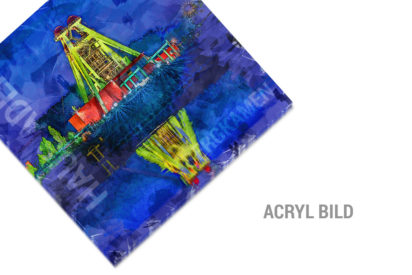 Acryl Bild Bergwerk