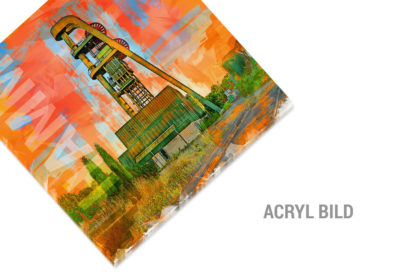 Acryl Bild Bergwerk