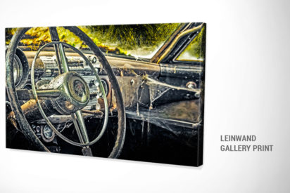 Oldtimer Leinwand Bild