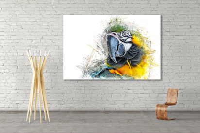 Wall art Papagei