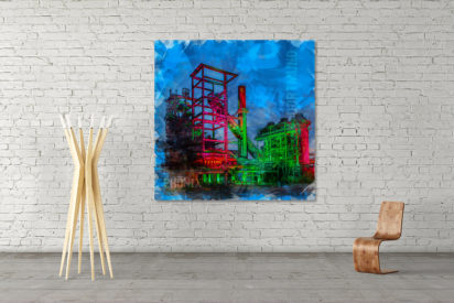 Wandbild Phönix West