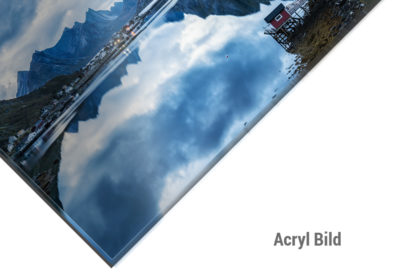 Acryl Bild Norwegen Reine