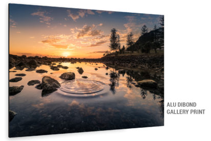 Aludibond Bild Sonnenaufgang