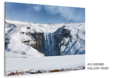 Alu Dibond Bild Skogafoss