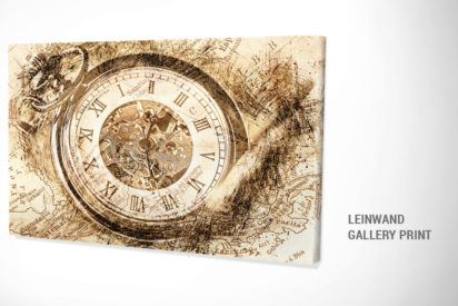 Leinwandbild Time