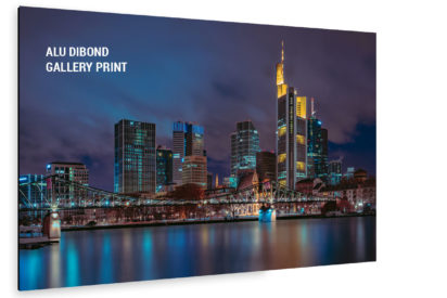 Frankfurt Skyline Alu Dibond Bild