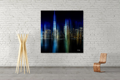 Wall Art NYC Blue