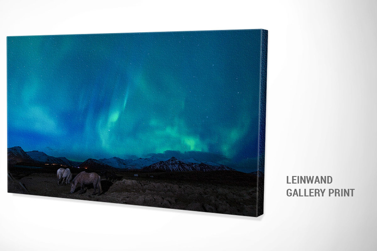 Leinwandbild Nordlichter