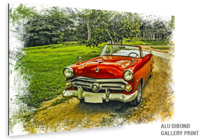 Oldtimer Alu Dibond Bild