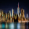 Light Art Bild Manhattan