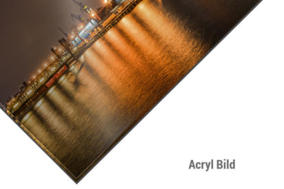 Acrylbild Hamburger Hafen