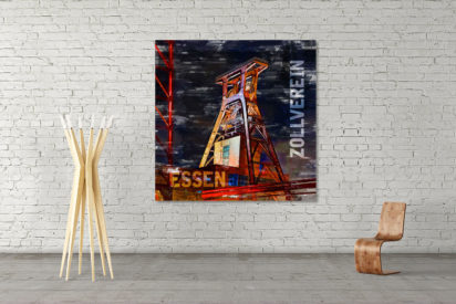 Alternative view of Zollverein Essen Pop Art