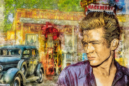 Wandbild James Dean Wall Art