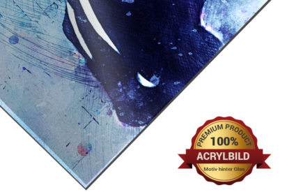 Acrylbild Karl Lagerfeld