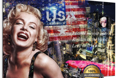 Aludibond Bild Marylin Monroe