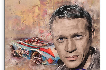 Aludibond Bild Steve McQueen