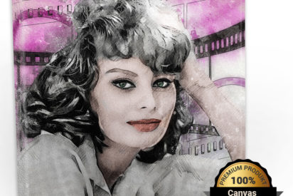 Leinwandbild Sophia Loren