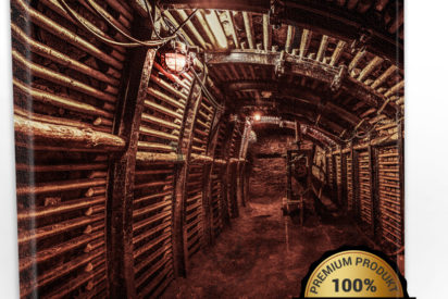 Leinwandbild Motiv Bergwerk